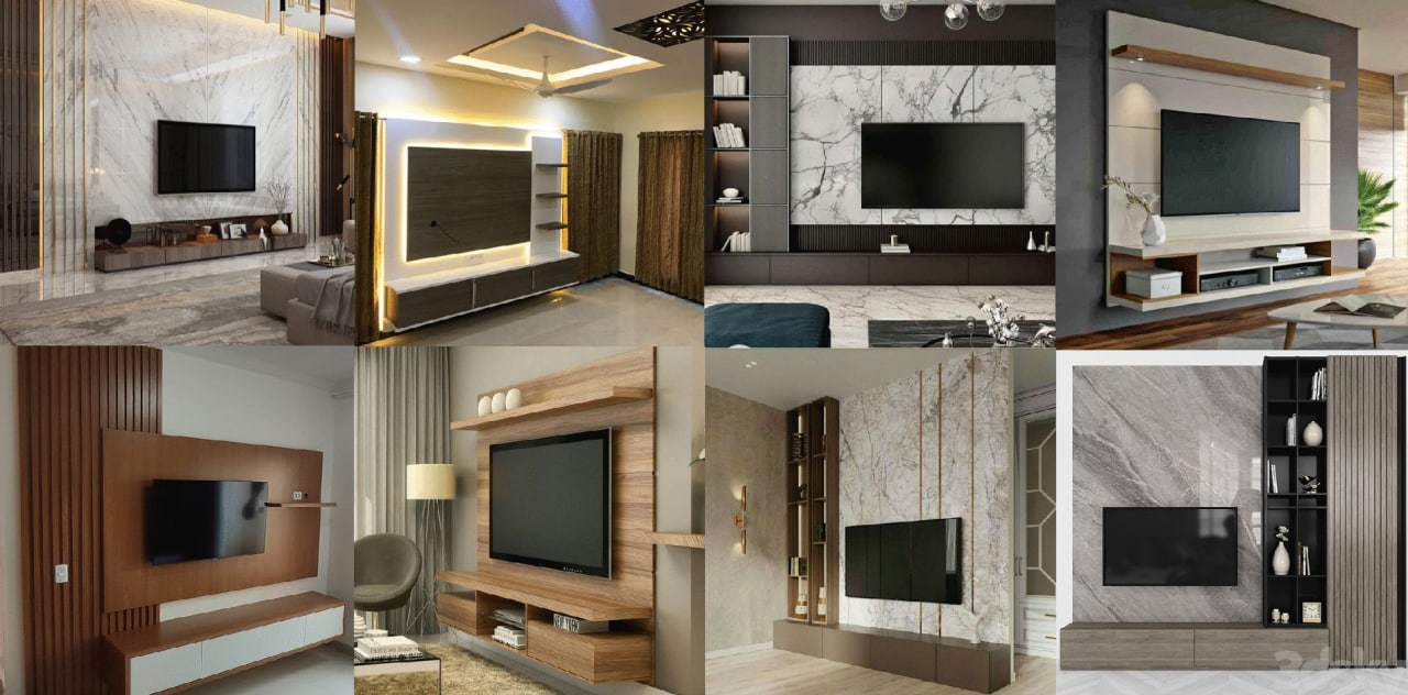 میز تلویزیون دیواری TV5