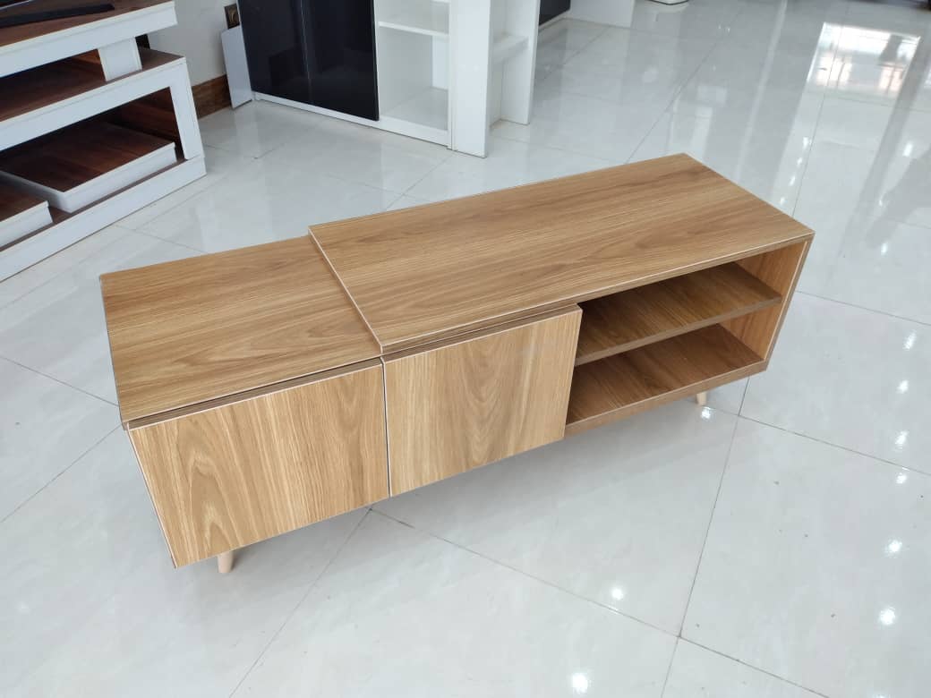  میز تلویزیون زمینی مدل ساده درب مگنتی قیمت مناسب و ارزان